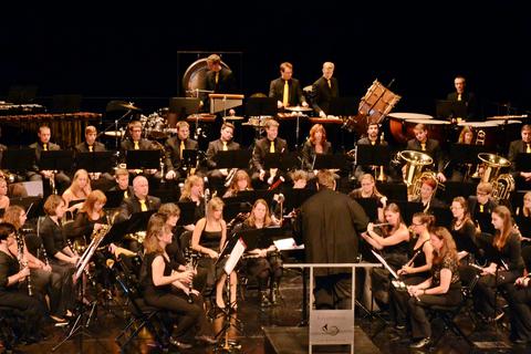 Das Sinfonische Blasorchester spielt im Staatstheater Darmstadt.  Archivfoto: A. Lais