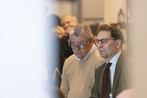 Frank Grobe (rechts) und Klaus Gagel treten als Direktkandidaten an.