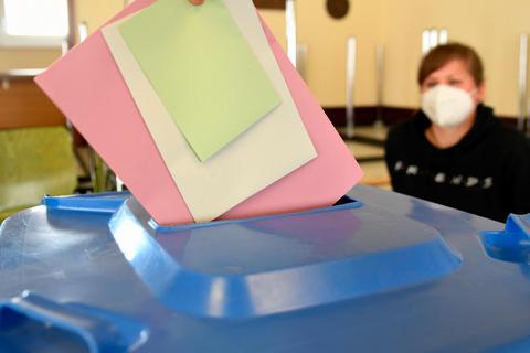 Auch zur Bundestagswahl gelten in den Wahllokalen einige Hygienevorschriften. Zutritt aber hat jeder. Foto: Nadine Weigel/dpa 
