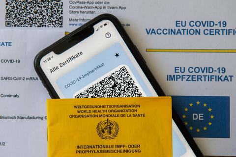 Gefälschte Impfnachweise sind im Internet für unter 30 Euro erhältlich. Foto: dpa