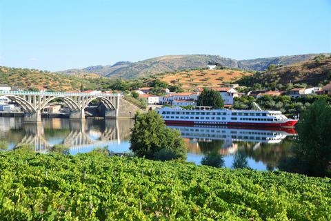 Das Tal des Douro im Norden Portugals ist eine der malerischsten Flusslandschaften in Europa – geprägt von Weinbergen. Foto: Carsten Heinke