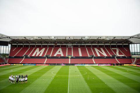 Zum dritten Mal zu Gast in Mainz: die deutsche Nationalmannschaft (hier beim Abschlusstraining im Juni 2019).