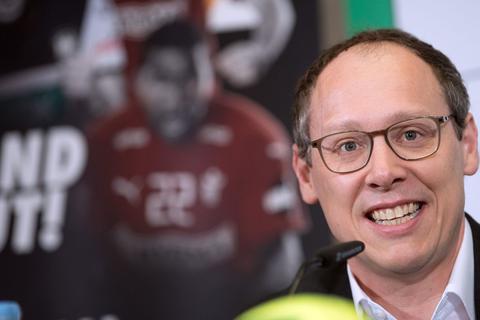Der Vorstandsvorsitzende des Deutschen Handballbundes (DHB): Mark Schober. © Soeren Stache/dpa