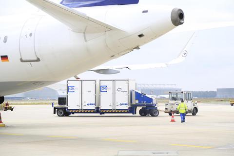 Am Frankfurter Flughafen wurde die Flotte der Kühltransporter auf dem Vorfeld erweitert. Foto: Fraport